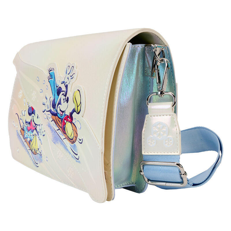 Loungefly Disney Mickey and Friends Vinter Wonderland Axelremsväska