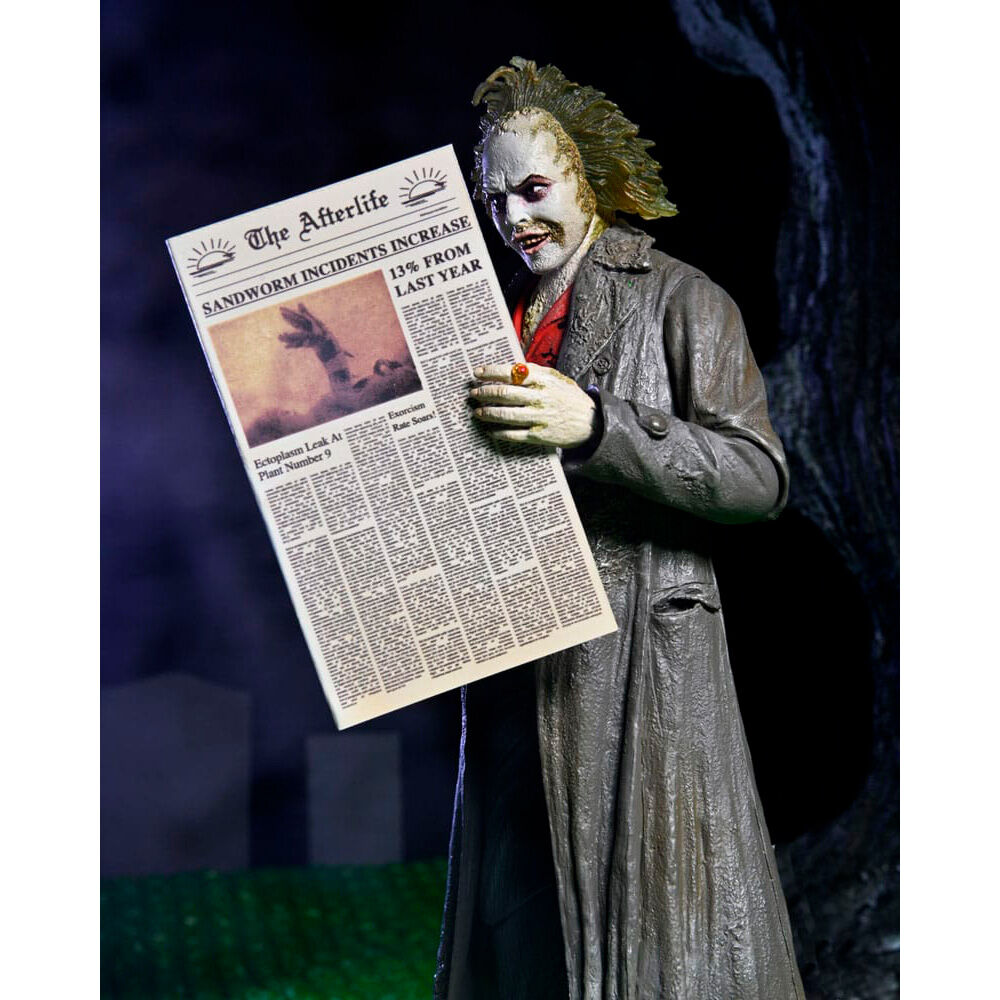 Beetlejuice 1988 Ultimate Beetlejuice: Tour Guide The Bio-Exorcist figur 18cm