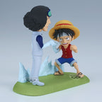 One Piece World Collectable Figur: Monkey D. Luffy vs Kuzan 9cm