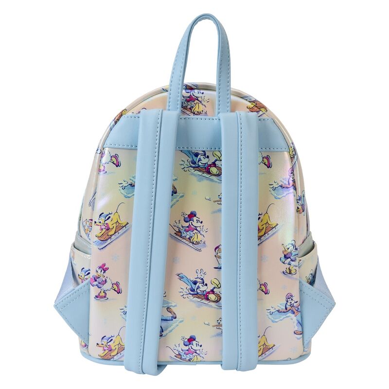 Loungefly Disney Mickey och Vänner Vinter Wonderland Ryggsäck och Huvudband Set