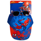Marvel Spiderman set med keps + solglasögon