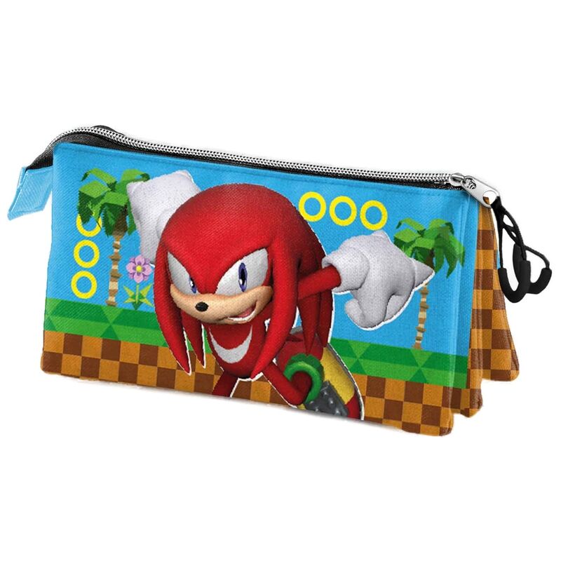 Sonic the Hedgehog Knuckles Run Trippel Pennfodral