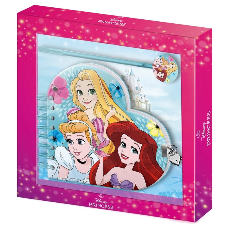 Disney Princess Dagbok + Penna Set