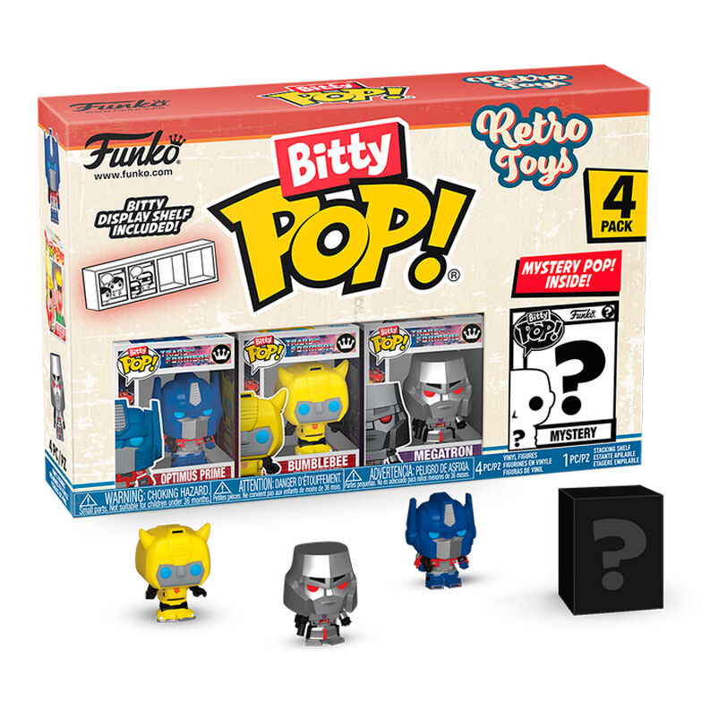Blister 4 Figuren Bitty POP Transformers