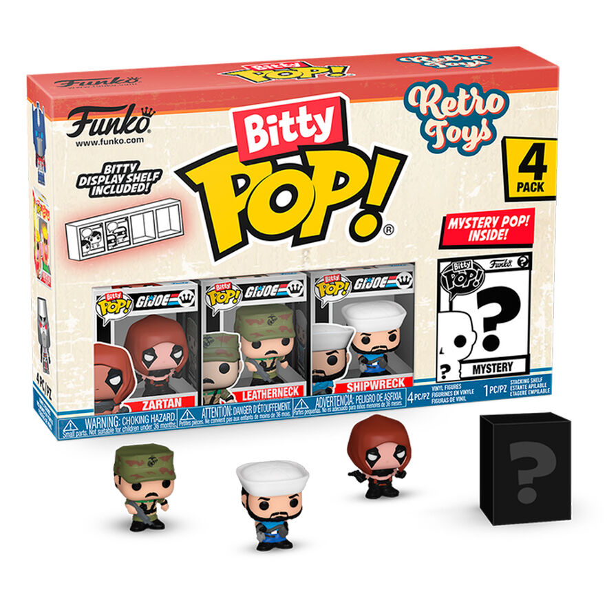Blister 4 figur Bitty POP Gi Joe