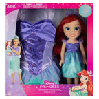 Disney Den Lilla Sjöjungfrun Ariel Docka + Kostym 38cm