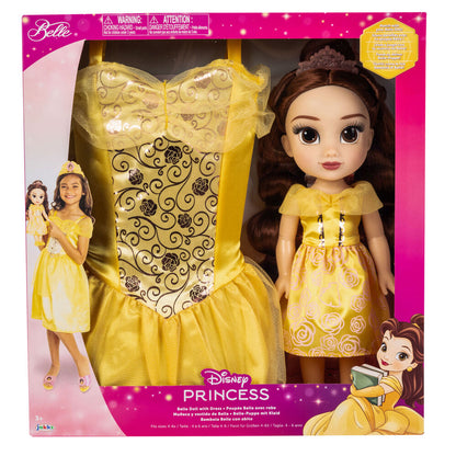 Disney Skönheten och Odjuret Belle Docka + Kostym 38cm