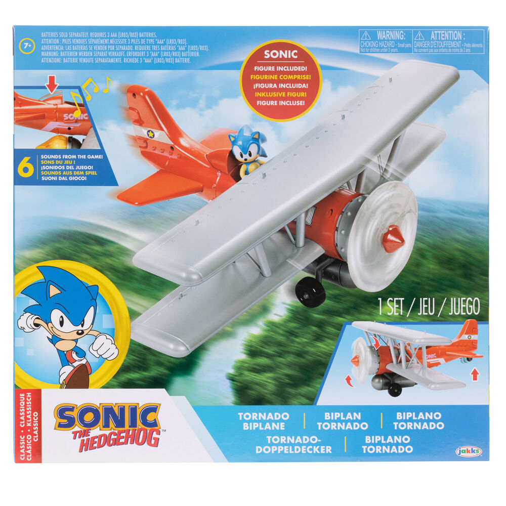 Sonic the Hedgehog Tornado Biplane Figur