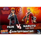 Naruto Shippuden Naruto vs Pain Sage Mode 25-årsjubileum setfigurer 10cm