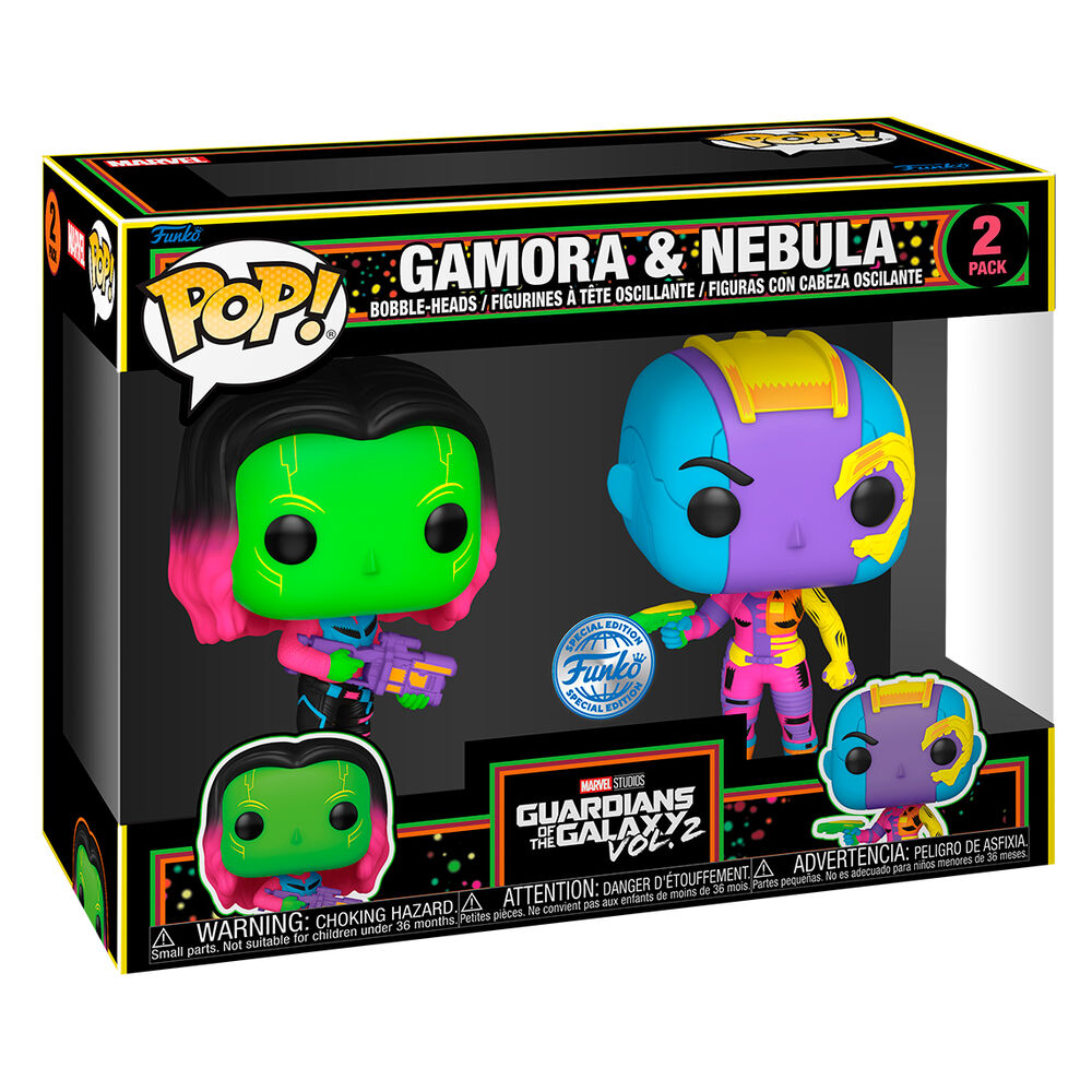 POP pack 2 figurer Marvel Guardians of the Galaxy Gamora & Nebula Exklusiv