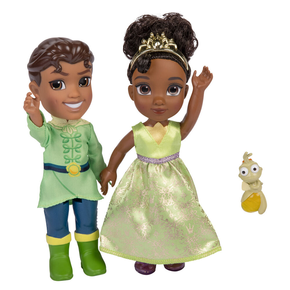 Disney Prinsessan och grodan Tiana + Naveen docka 15cm