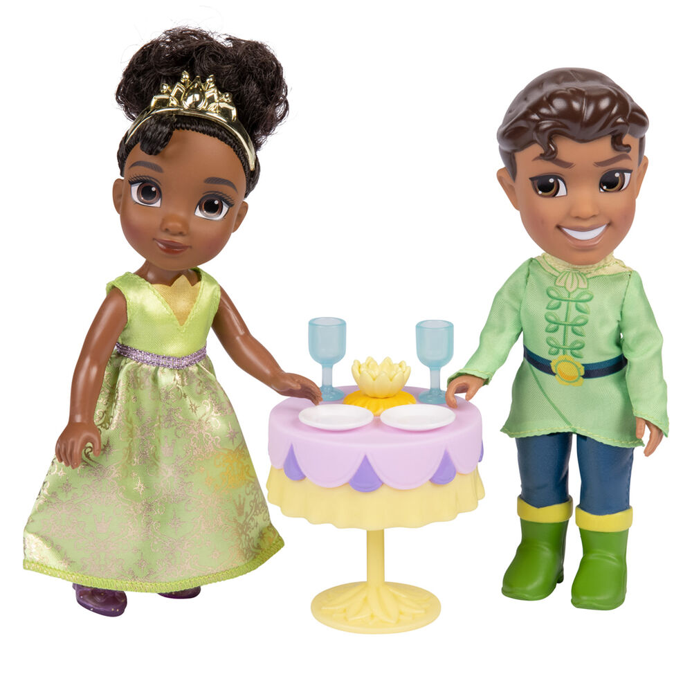 Disney Prinsessan och grodan Tiana + Naveen docka 15cm