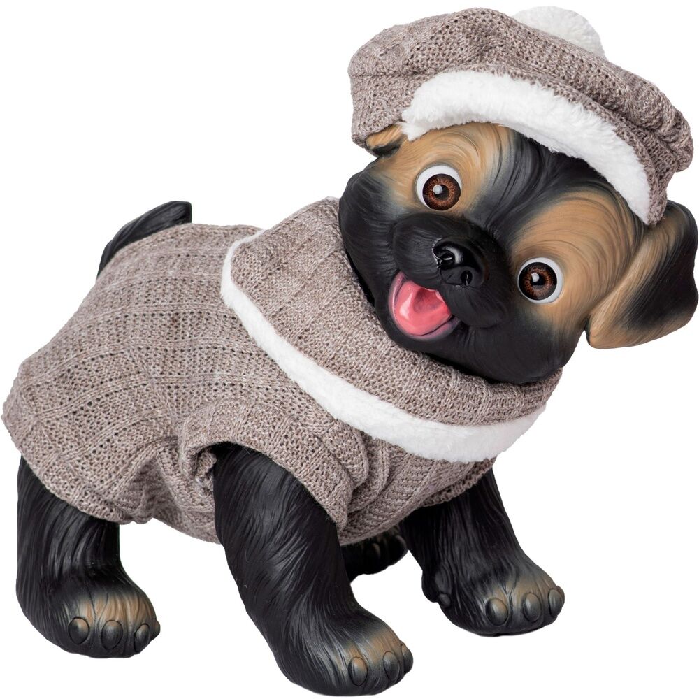 Baby Doll Reborn Puppy Romper och Mössa