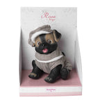 Baby Doll Reborn Puppy Romper och Mössa