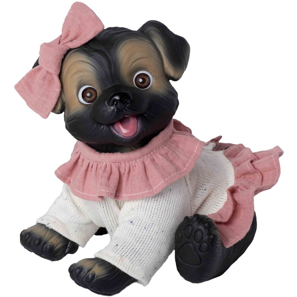 Baby Doll Reborn Puppy Link Doll - Mjuk och Kramvänlig