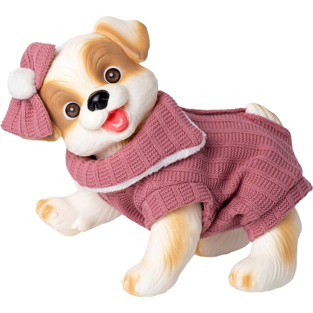 Baby Doll Reborn Puppy Romper och Bowsdocka