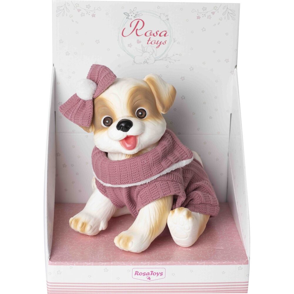 Baby Doll Reborn Puppy Romper och Bowsdocka