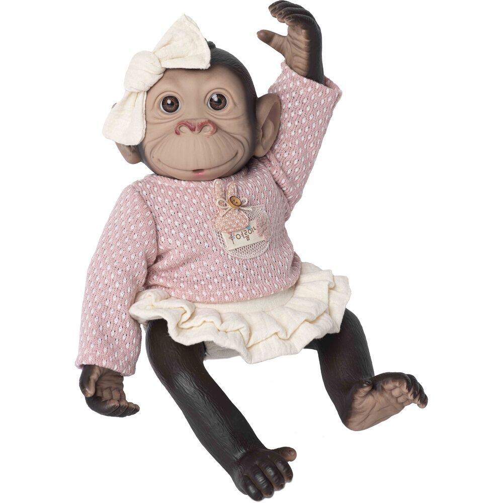 Reborn Baby Doll Monkey Jumper och Kjol