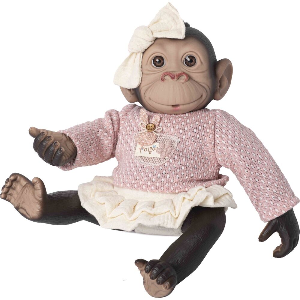 Reborn Baby Doll Monkey Jumper och Kjol