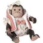 Baby Doll Reborn Monkey Romper och Väster