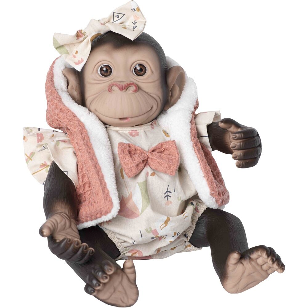Baby Doll Reborn Monkey Romper och Väster