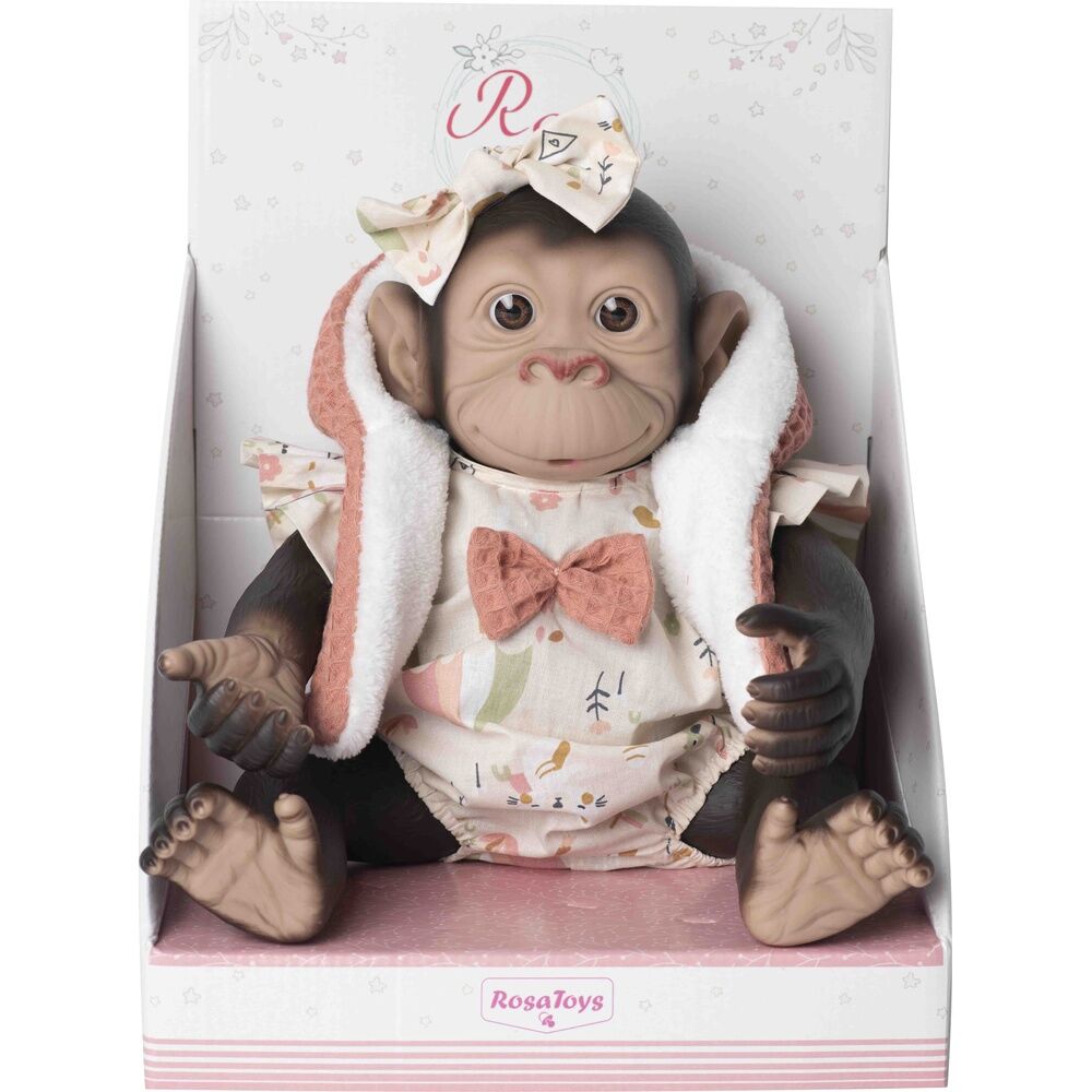 Baby Doll Reborn Monkey Romper och Väster