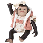 Baby Doll Reborn Monkey Romper och Väster
