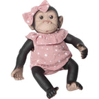 Baby Doll Reborn Monkey i Rosa Onesie