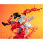 One Piece Sabo Fire Fits Rook Check Figuarts Zero Figur 19 cm