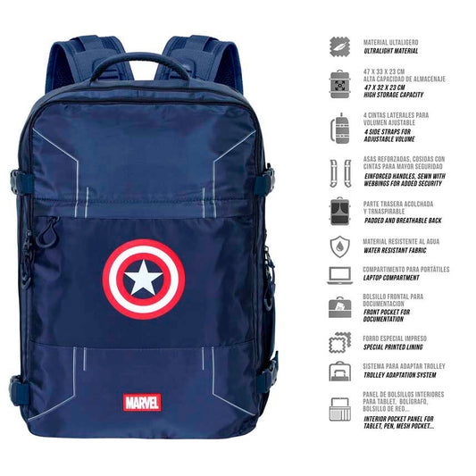 Marvel Captain America Ryggsäck 49cm