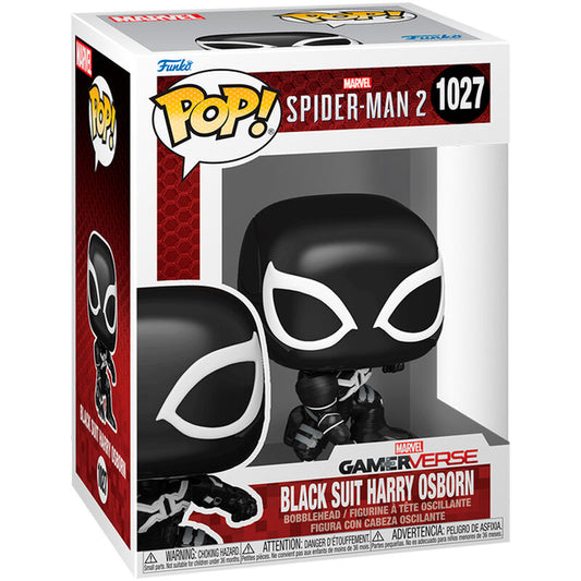 Funko POP Marvel Spider-Man 2 Black Suit Harry Osborn Figur