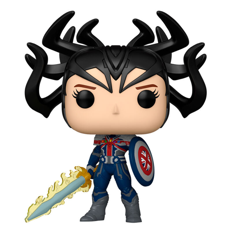 Funko POP Captain Carter - Marvel What If? 9cm Vinyl Figur