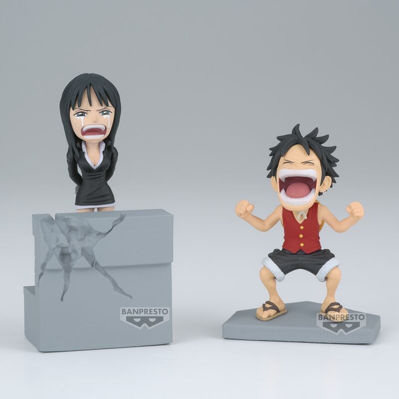 One Piece Luffy & Nico Robin Collectible Figur 10cm
