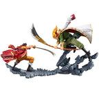 One Piece Gold D Roger & Edward Newgate Figur 10cm