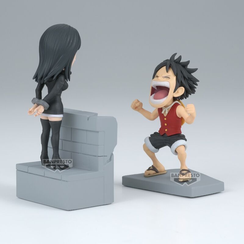 One Piece Luffy & Nico Robin Collectible Figur 10cm