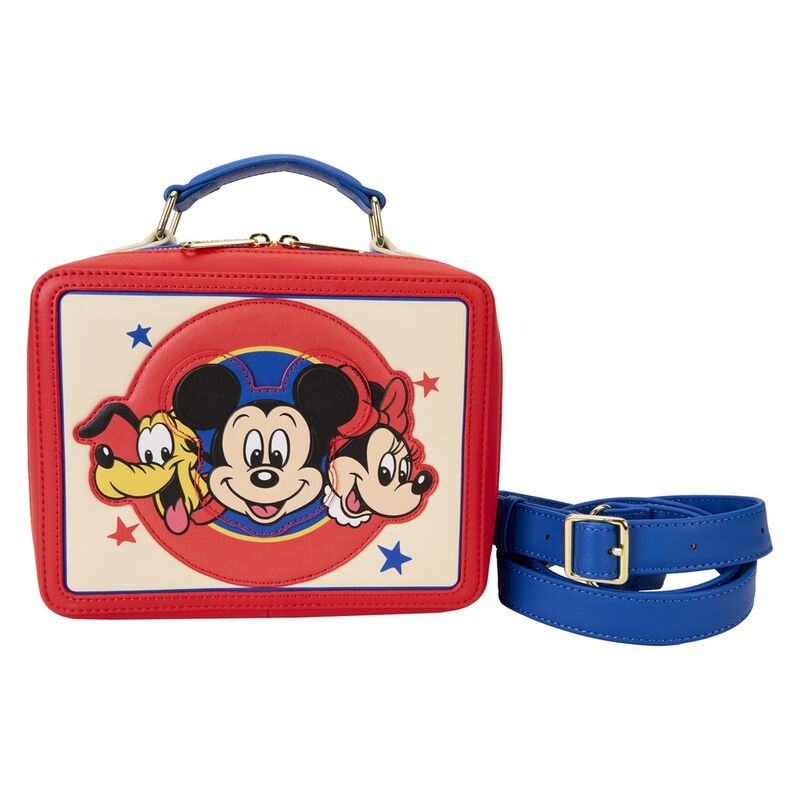 Loungefly Disney Classic Mickey och vänner crossbodyväska