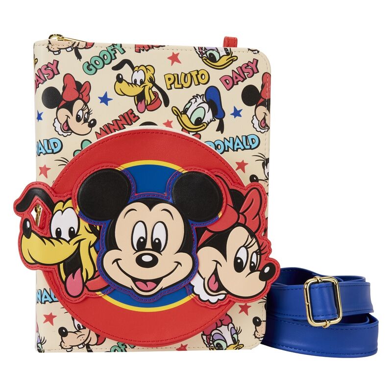 Loungefly Disney Classic Mickey och Vänner Crossbody Journal