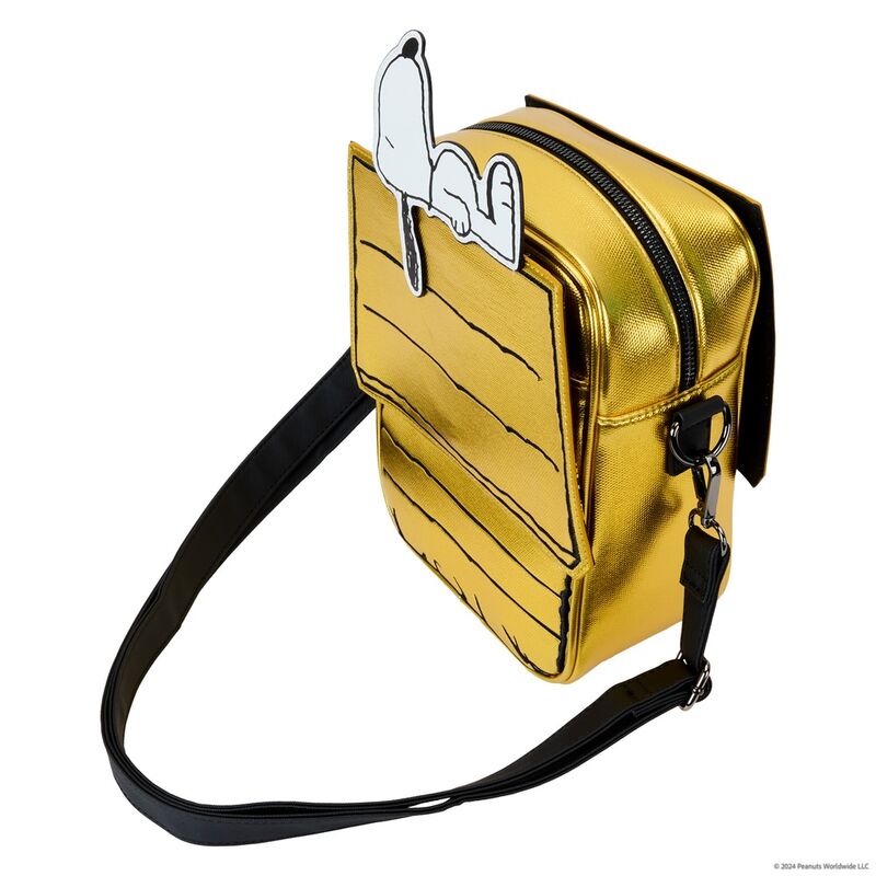Loungefly Peanuts 75-års Jubileum Snoopy Sleeping Doghouse Crossbody Väska
