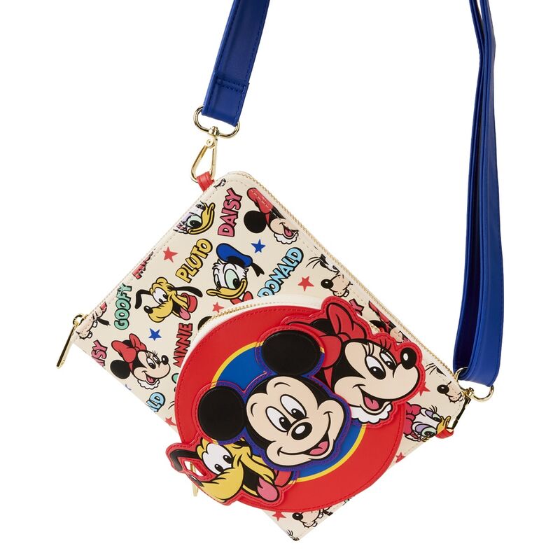 Loungefly Disney Classic Mickey och Vänner Crossbody Journal