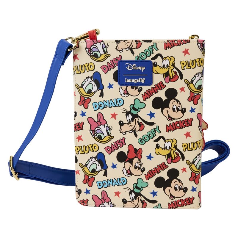 Loungefly Disney Classic Mickey och Vänner Crossbody Journal