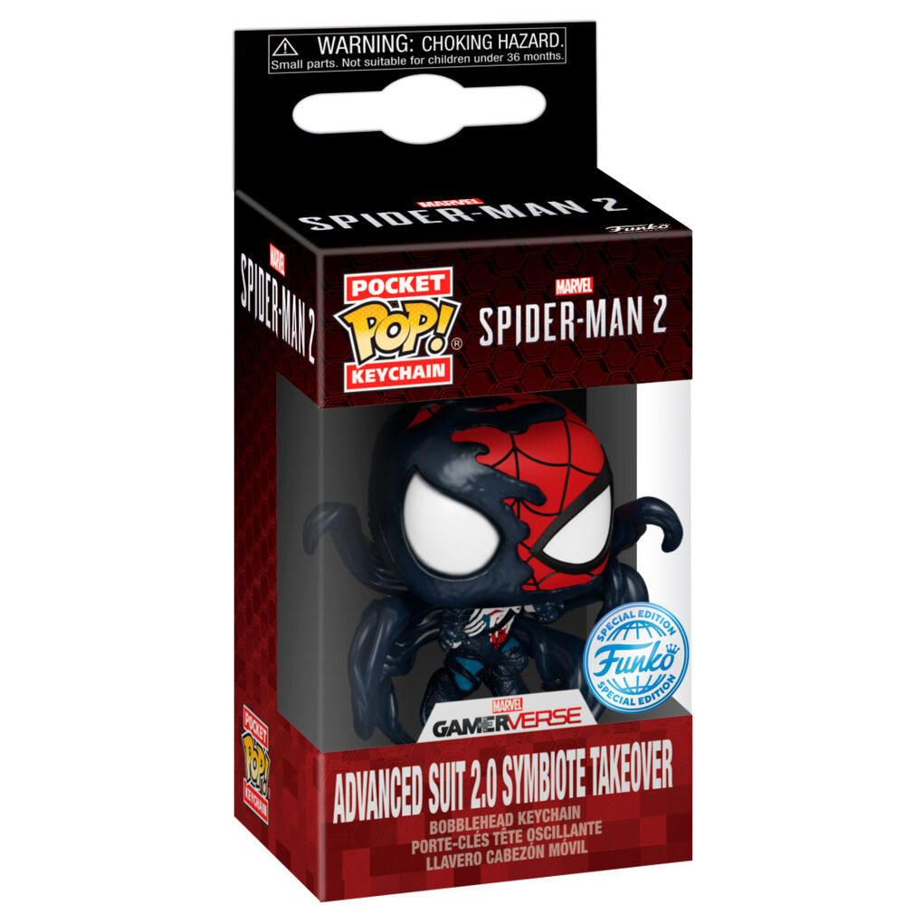 Pocket POP Nyckelring Marvel Spider-Man 2 Symbiote Takeover