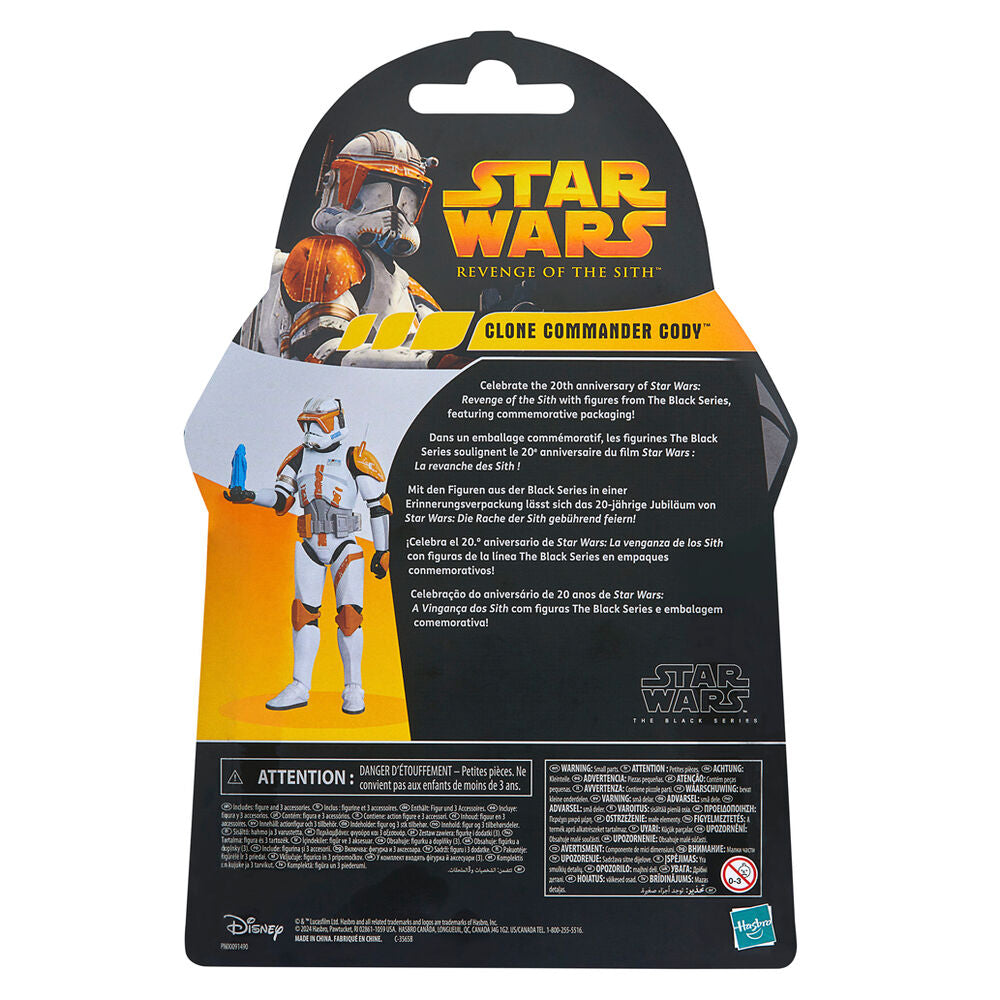 Star Wars Revenge of the Sith Clone Commander Cody Figur 15cm