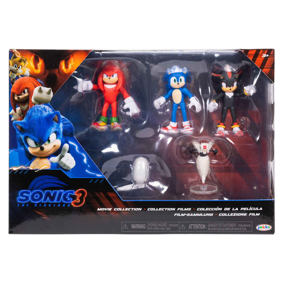 Sonic 3 Pack Figurer 6cm
