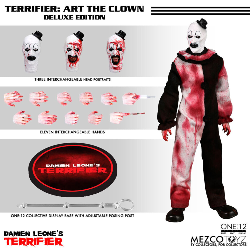 Terrifier One:12 Art the Clown Figur 18cm