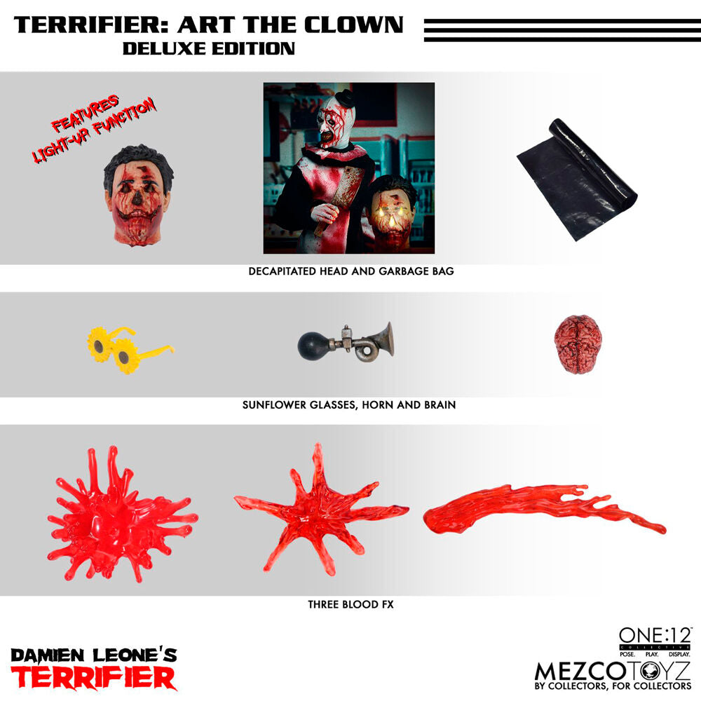 Terrifier One:12 Art the Clown Figur 18cm