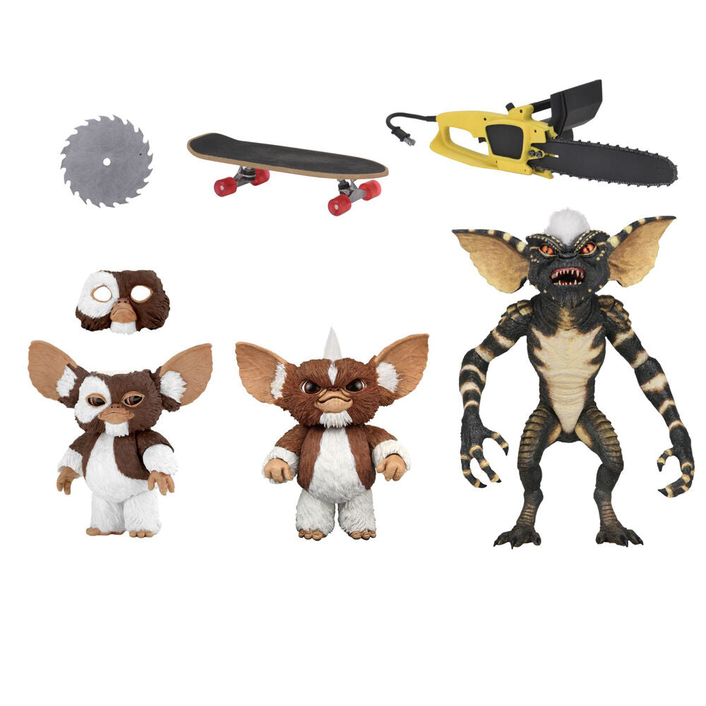 Gremlins Evolution of the Gremlin 40th Anniversary pack – 3 figurer 18 cm