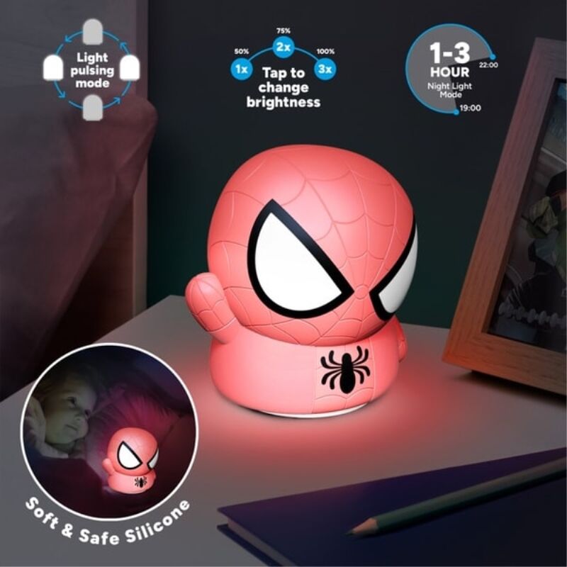 Marvel Spiderman 3D-lampa 14cm