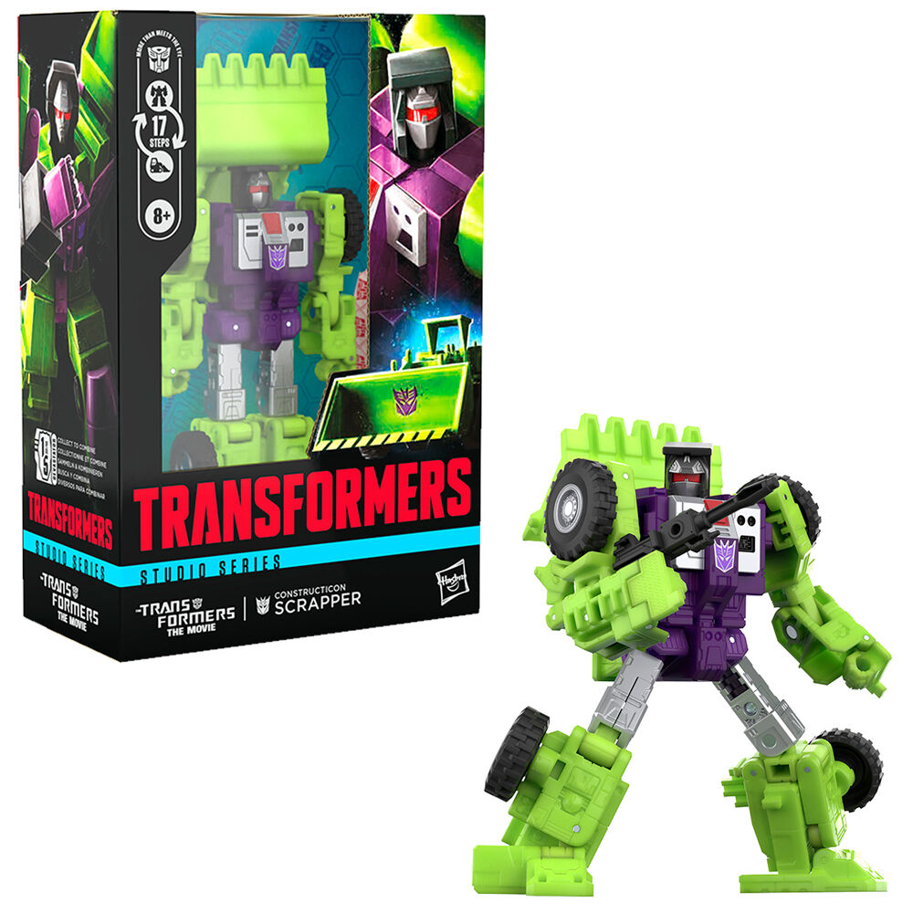 Transformers Studio Series Constructicon Scrapper Figur 16,5cm