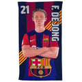FC Barcelona Dejong mikrofiber strandhandduk