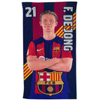 FC Barcelona Dejong mikrofiber strandhandduk